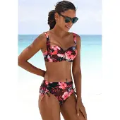 LASCANA Bikinitoppi kuusi / koralli / fuksia
