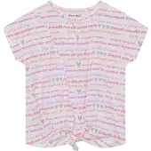 Minymo T-Shirt Ss Aop - White - 116