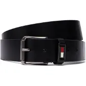 Tommy Hilfiger Vyö 'Scanton Roller Buckle' musta
