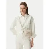 Tommy Hilfiger Olkalaukku 'Must' kerma / samppanja