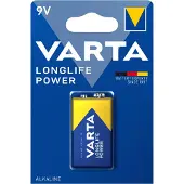 Varta -4922/1, Kertakäyttöinen akku, 9V, Alkali, 9 V, 1 kpl, Sininen, Kulta (04922121411)