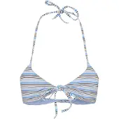 Gina Tricot Front Tie Bikini Top - Blue - XL