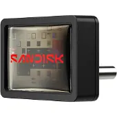 SanDisk Extreme Fit USB-C 3.2 Gen 1 64 Gt -muistitikku, musta