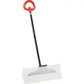 Vevor -lumiaura, 61 cm leveä ulkokäyttöön tarkoitettu lumiaura, jossa ergonominen kahva, HDPE-muoviterä, talvilapiot segmentoidulla kahvalla, kannettava lumenpoistotyökalu ajotielle ja puutarhaleirintä