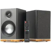 Audizio KS12 aktiiviset kirjahyllykaiuttimet, 80 W Bluetooth musta