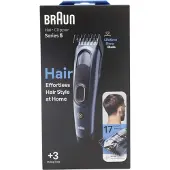 Braun Series 5 HC5350 johdoton, ladattava, pestävä -hiustenleikkuukone, sininen