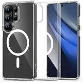 Tech-Protect Samsung Galaxy S26 Ultra Flexair Magneettinen Hybridikotelo - Läpinäkyvä