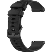 24hShop Silikoninen ranneke 22mm Garmin Vivoactive 4:lle - musta