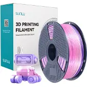 SUNLU PLA+ Silk Filament (Rainbow) 03