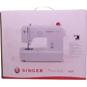 SINGER 1408, Valkoinen, Ompelu, 4-vaiheinen, Vaihtuva