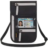 24hShop Matkalompakko RFID-suojalla - Musta