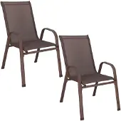 Springos 2 ulkotuolin setti GF0104, ruskea