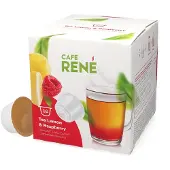 Chef Rene | Sitruuna- ja vadelmatee - 16 kapselia Dolce Gusto-koneisiin
