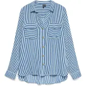 Vero Moda Pusero 'VMBumpy' taivaansininen / valkoinen