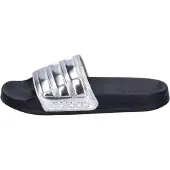 Adidas Pistokkaat 'Adilette' musta / hopea