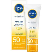 Nivea SUN ryppyjä estävä aurinkosuojavoide SPF 50 50 ml