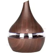 24hShop Ilmankostutin usb 300ml - Tumma puu
