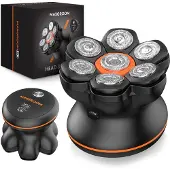 Usorteret JK-1688 Sähköinen päänajokone - musta