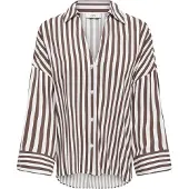 JDY Jdylaurel Life 7/8 Shirt Wvn - Brown - M