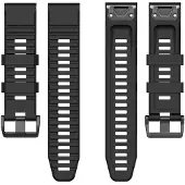 24.Se Silikoniranneke Garmin Fenix 6X Musta
