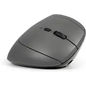 BakkerElkhuizen – BakkerElkhuizen MidWay, Oikeakätinen, Vaakasuuntainen muotoilu, Optinen, RF Wireless + Bluetooth + USB Type-C, 2400 DPI, Harmaa, Musta (BNEMW3MVMR)