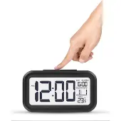 24hShop Digitaalinen LED-herätyskello - Musta