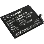 123accu Akku älypuhelin, Matkapuhelin Samsung Galaxy A20s, SM-A2070 ja muut.