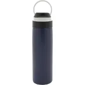 Leifheit 3275 lämpömuki Flip 600ml, kahvimuki 100% tiivis, tummansininen, tummansininen, tummansininen