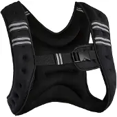 Everfitness Painoliivi 3 kg - harjoitusliivi / musta painoliivi juoksuun, reippaaseen kävelyyn ja voimaharjoitteluun