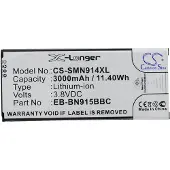 123accu Samsung Galaxy Note Edge Note Edge 4G SM-N915 akku 3000 mAh NFC Tuki
