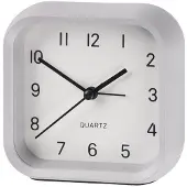 24hShop Paristokäyttöinen analoginen herätyskello Glocube - vaaleanharmaa