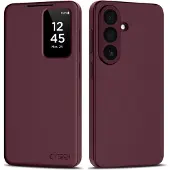 Tech-Protect Samsung Galaxy A57 Smart Clear View Käännä kotelo korttipaikalla - Mulperipuu