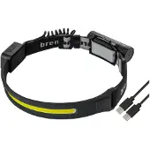 Brennenstuhl 1173760000, Taskulamppu otsanauhalla, Musta, Muovi, IP44, LED, 500 lm