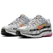 Nike Matalavartiset tennarit 'P-6000' keltainen / neonoranssi / musta / valkoinen