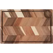 Aida Cutting Board W. Juice Groove - Brown - ONE SIZE