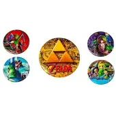 Nintendo - Legend of Zelda Pin Badge 5-Pack