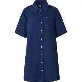 Tommy Hilfiger Tjw Twill A-Line Dress Ext - Navy - S