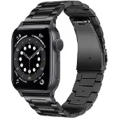 CaseOnline Ranneke BEAD Titaani Apple Watch 6 (44mm) - Musta
