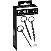 Penisplug Pistokkeet miehille Penisplug, 3 kpl.
