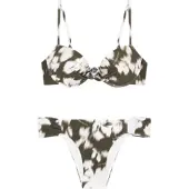 Emporio Armani for woman. EW003394_AF20248 Bikini Shiny Lycra green (XS), Beachwear, Polyamide