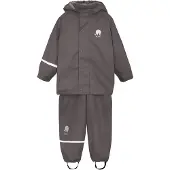CeLaVi Basic Sadevaatteet Set Grey 110 cm Rain Harmaa 110 cm Pojat, Tytöt