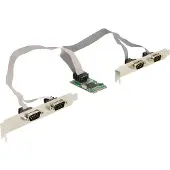 DeLOCK 95243, Mini PCI Express, Sarja, PCI 1.1, RS-232, Windows 7 Enterprise, Windows 7 Enterprise x64, Windows 7 Home Basic, Windows 7 Home Basic x64