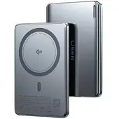 Lisen P601 Pro Ultra Slim 5000mAh magneettinen varavirtalähde - musta