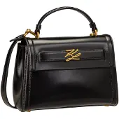Karl Lagerfeld Käsilaukku 'Autograph' kulta / musta