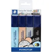 Staedtler Highlighter Textsurf.cl.4pcs.wallet
