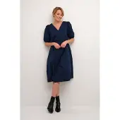Culture Cuantoinett Ss Dress - Navy - XS