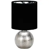 Ideus PERLO e14 hopea/musta pöytävalaisin STRÜHM 295x160x160mm