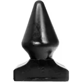 All Black Vinyl Anal Plug 23 cm