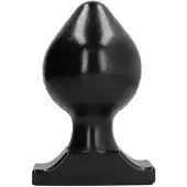 All Black Vinyl Anal Plug 22 cm