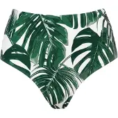SugarShape Bikinihousut 'Monaco' smaragdi / valkoinen